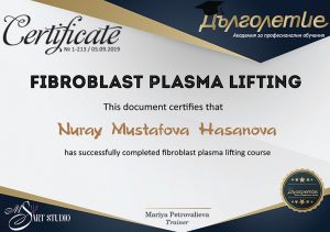 certificate-fibroblast plasma lifting-ms-art-studio