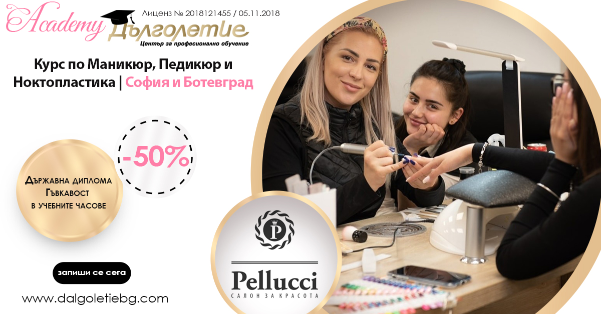 курс маникюр пелучи - февруари 2026